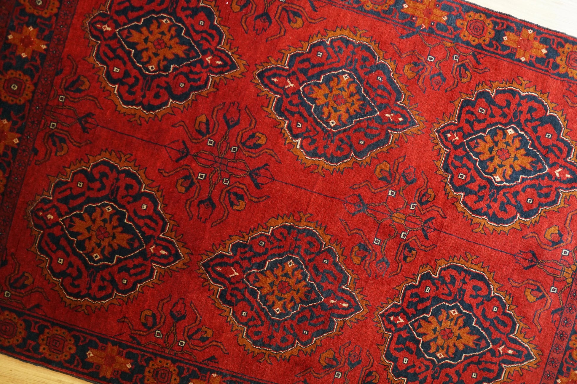 アフガニスタン手織り絨毯 カールモハメディ  194×130cm Decorworks
