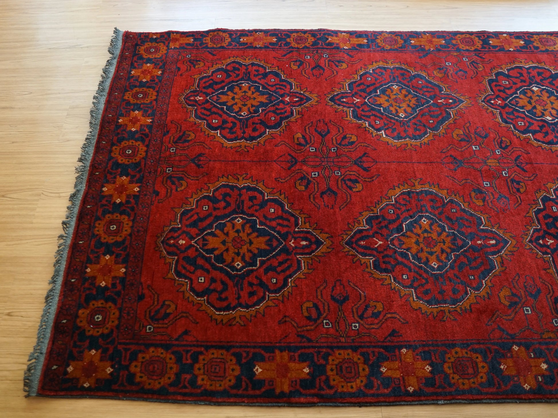 アフガニスタン手織り絨毯 カールモハメディ  194×130cm Decorworks