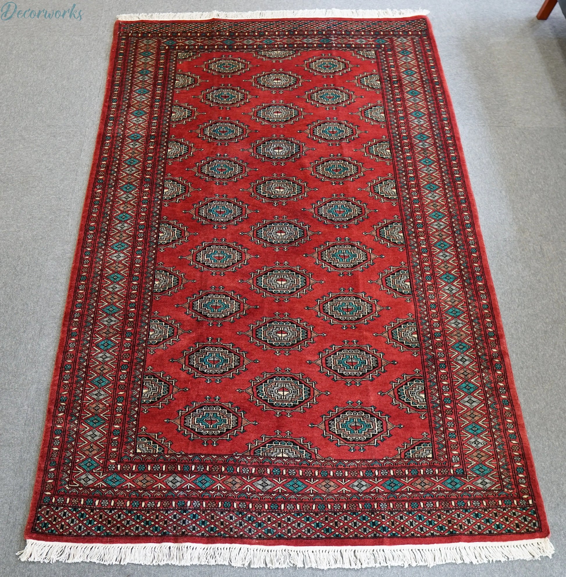 200×126cm【パキスタン手織り絨毯】 Decorworks