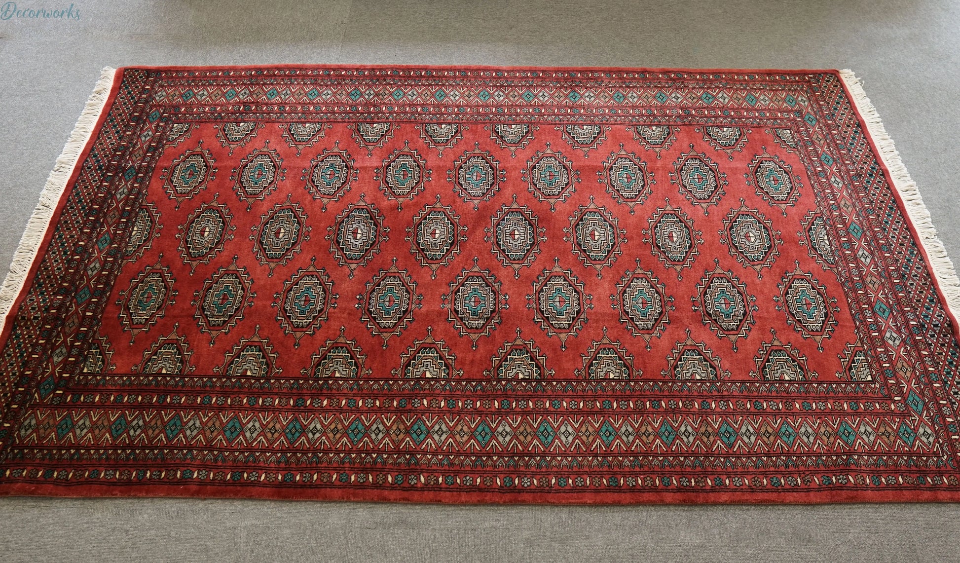 200×126cm【パキスタン手織り絨毯】 Decorworks