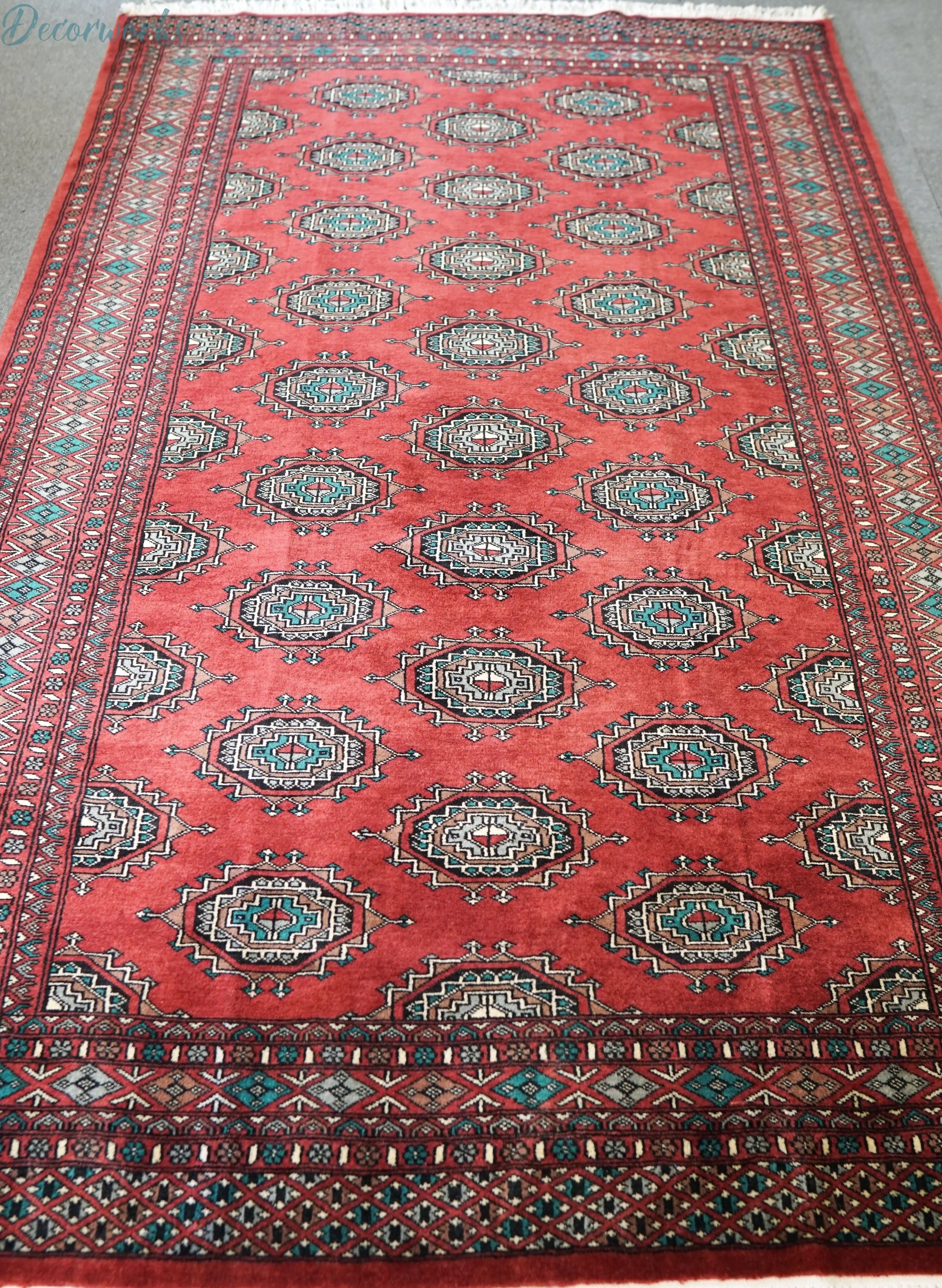 200×126cm【パキスタン手織り絨毯】 Decorworks