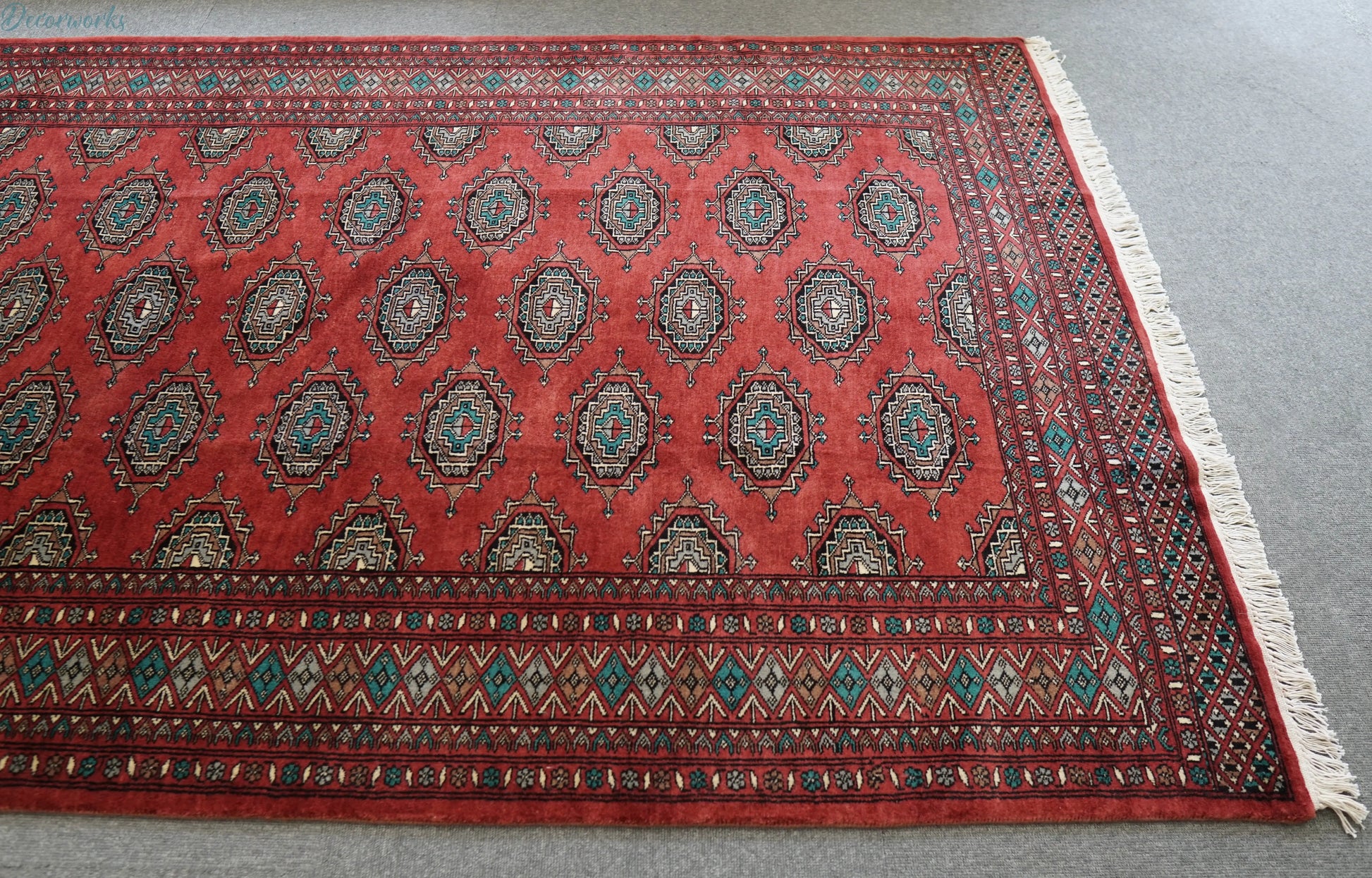 200×126cm【パキスタン手織り絨毯】 Decorworks
