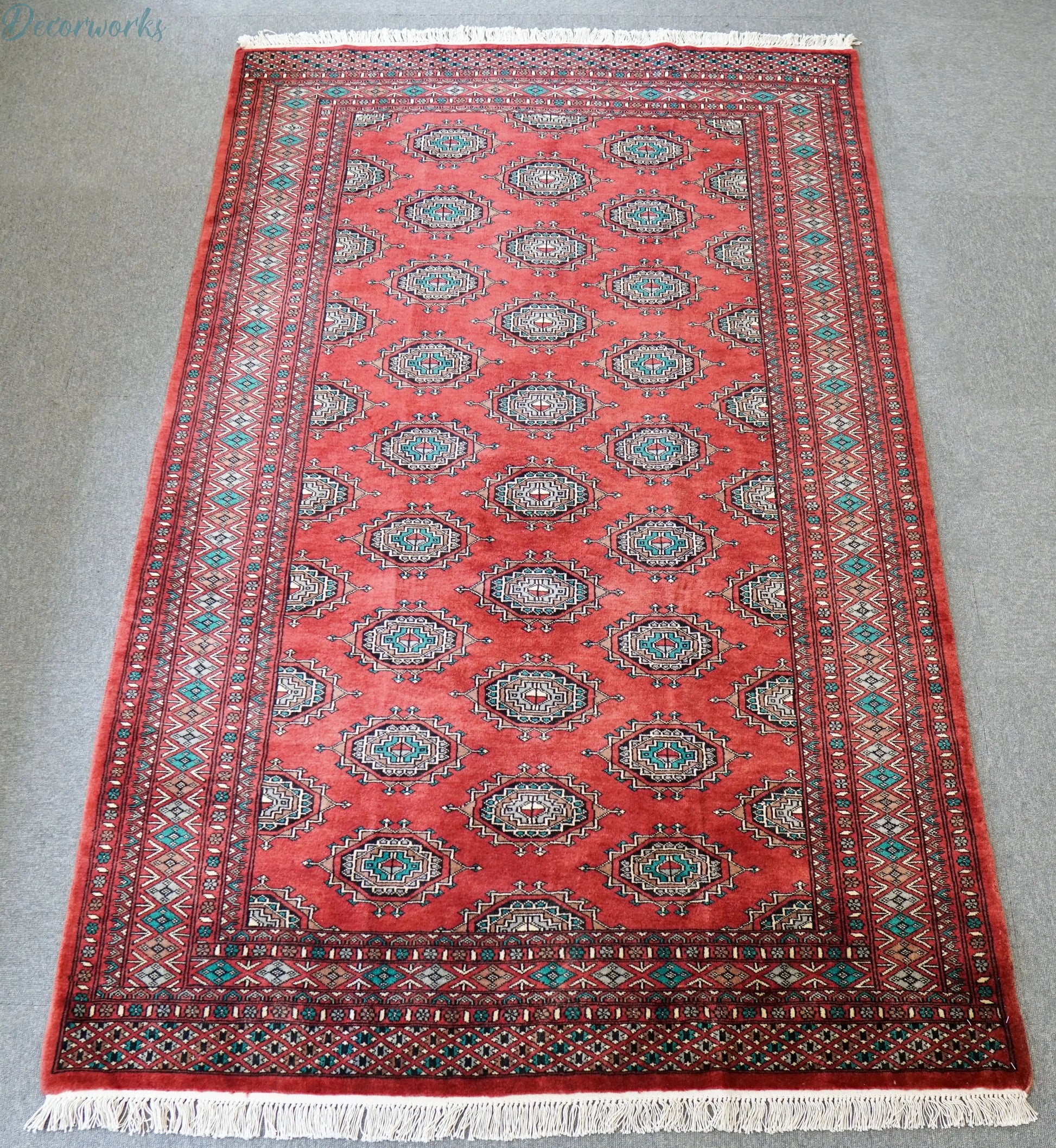 200×126cm【パキスタン手織り絨毯】 Decorworks