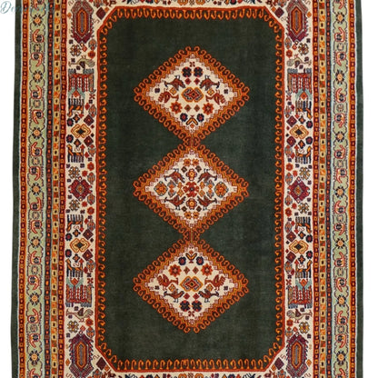 200×146cm  ペルシャ ガシュガイ 手織り絨毯 Decorworks