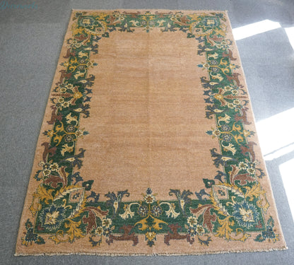 204×141cm パキスタン手織りギャッベ Decorworks