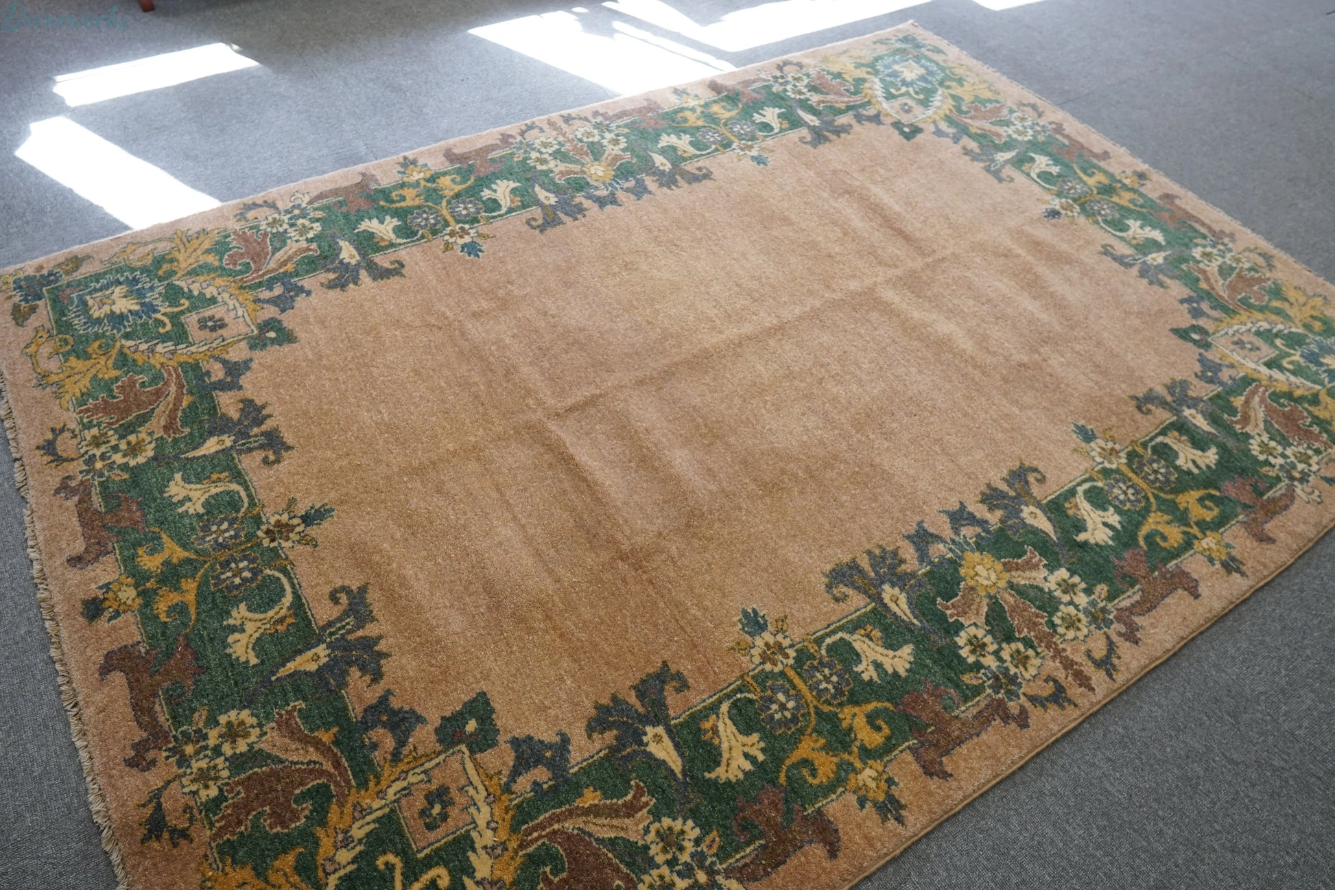 204×141cm パキスタン手織りギャッベ Decorworks