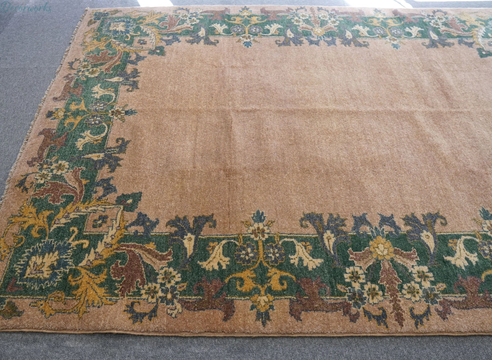 204×141cm パキスタン手織りギャッベ Decorworks