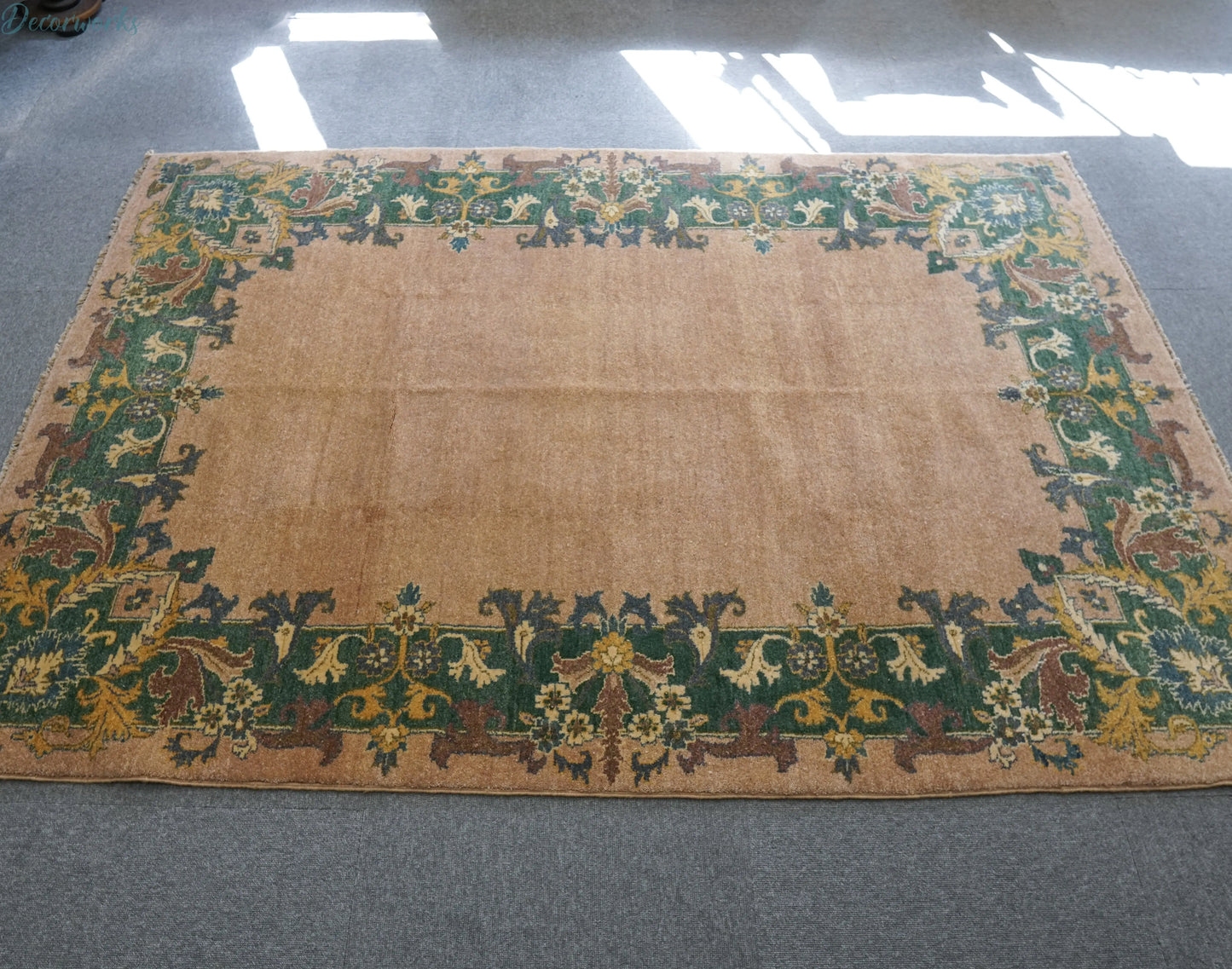 204×141cm パキスタン手織りギャッベ Decorworks