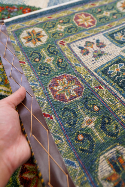 205×176cm ペルシャ手織りカシュクリギャッベ Decorworks
