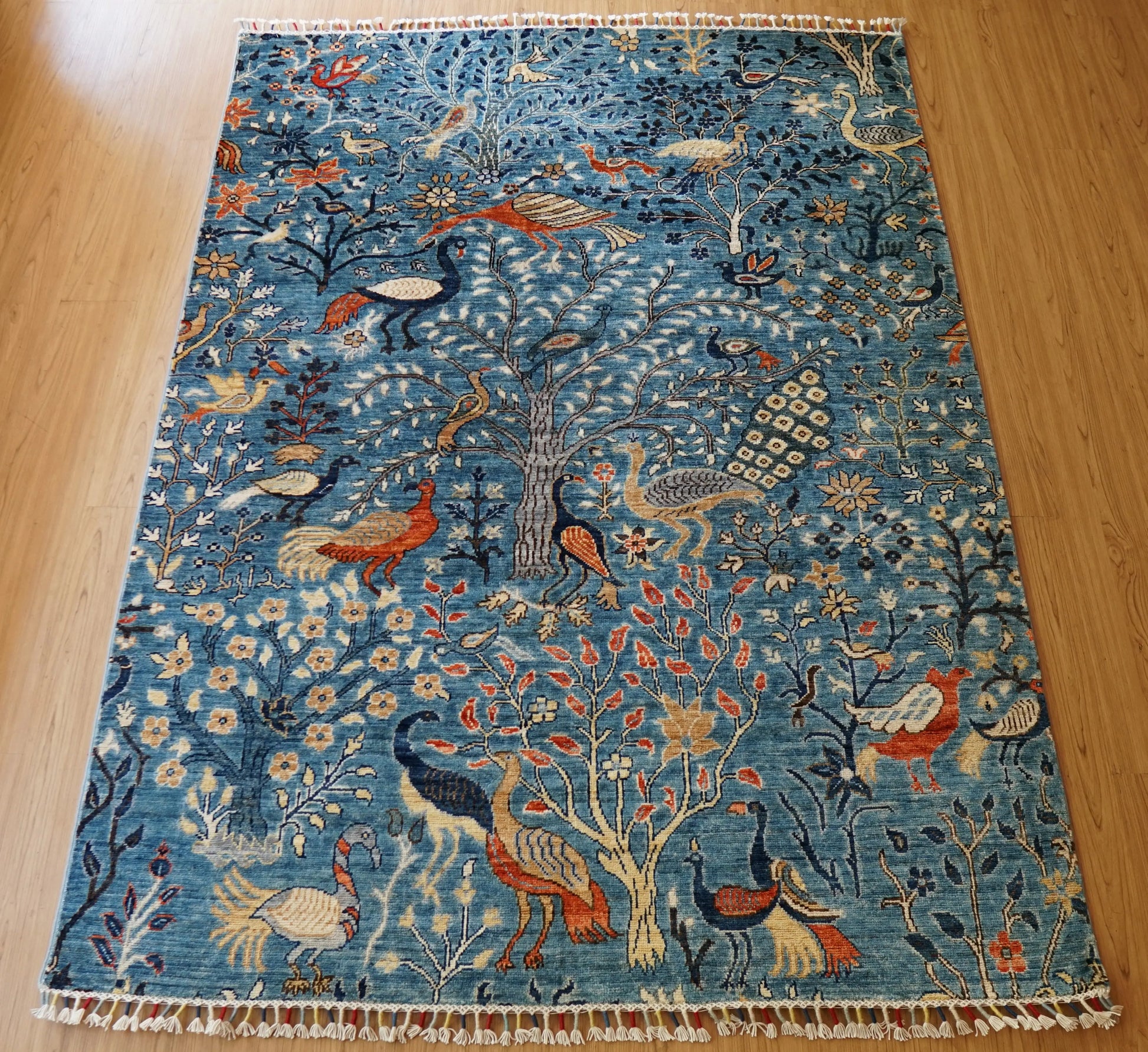 206×149cｍ  アフガニスタン ガズニーウール 手織り絨毯 Decorworks