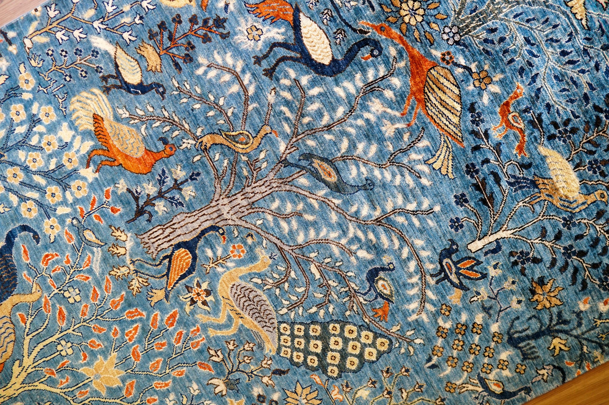 206×149cｍ  アフガニスタン ガズニーウール 手織り絨毯 Decorworks