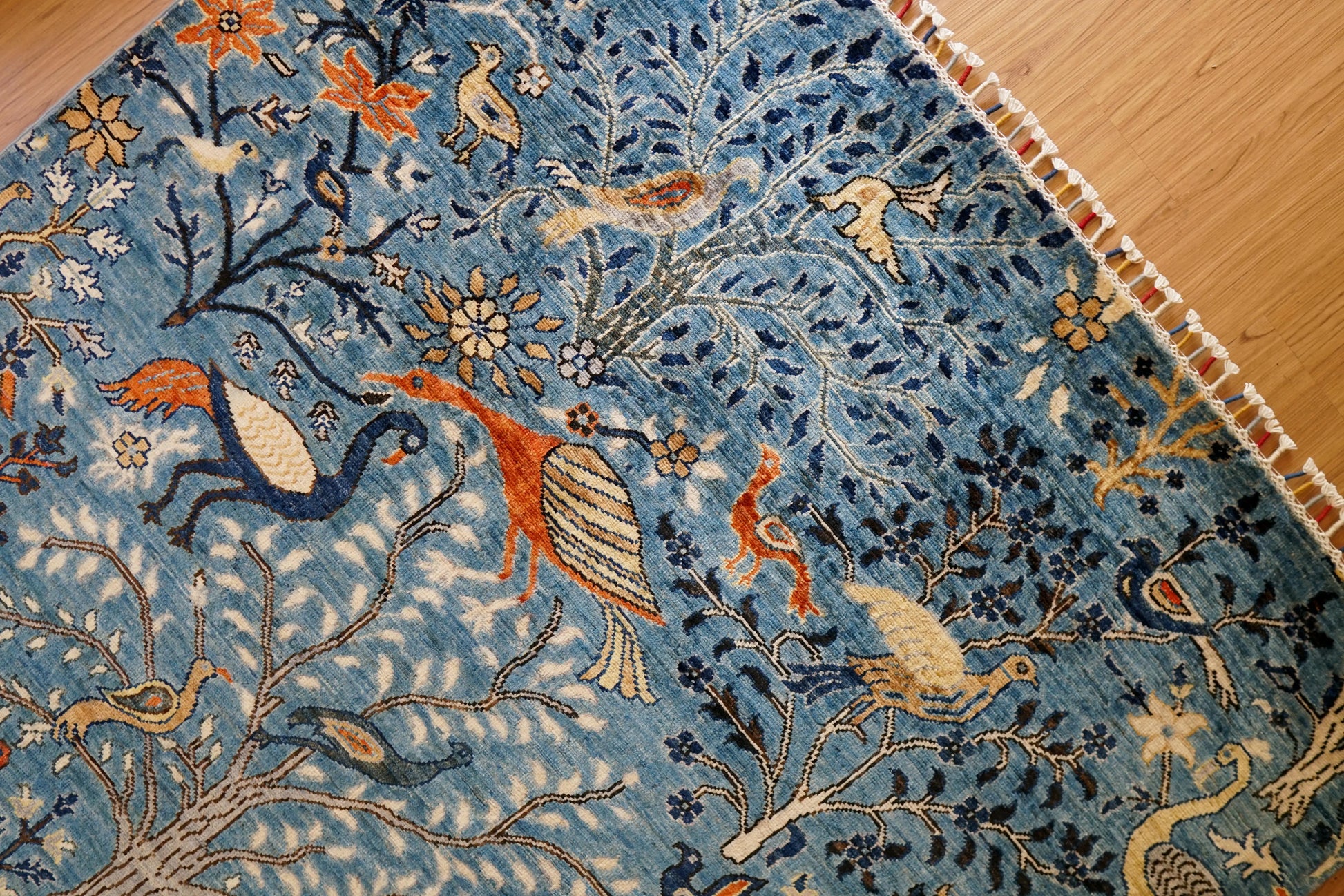 206×149cｍ  アフガニスタン ガズニーウール 手織り絨毯 Decorworks