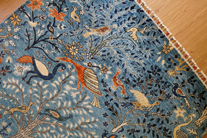 206×149cｍ  アフガニスタン ガズニーウール 手織り絨毯 Decorworks