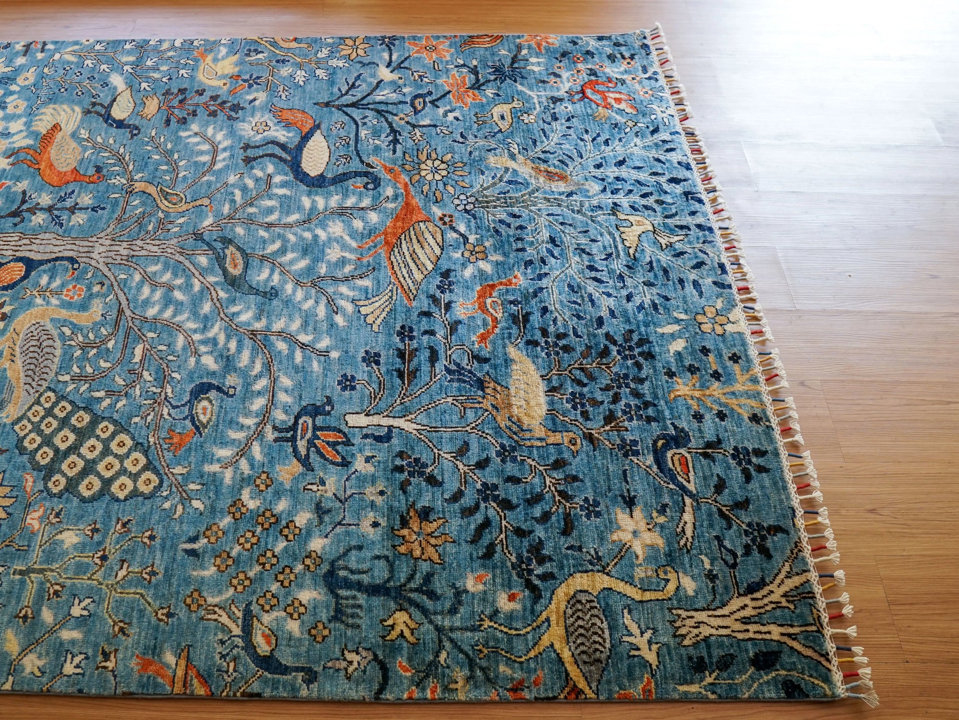 206×149cｍ  アフガニスタン ガズニーウール 手織り絨毯 Decorworks