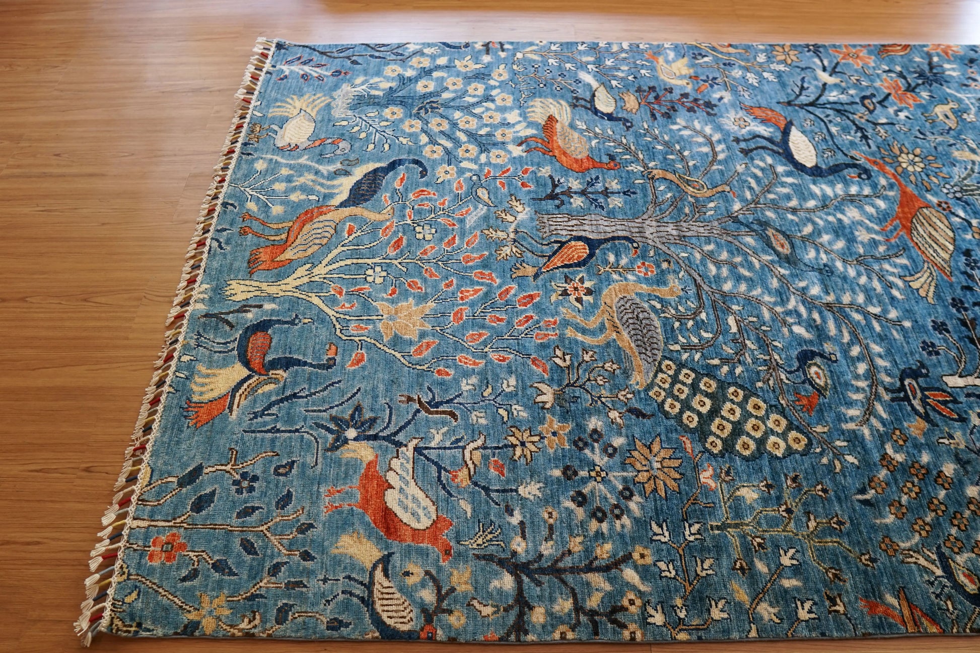 206×149cｍ  アフガニスタン ガズニーウール 手織り絨毯 Decorworks
