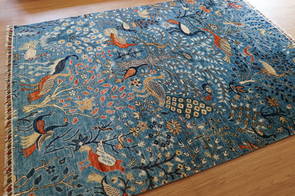 206×149cｍ  アフガニスタン ガズニーウール 手織り絨毯 Decorworks