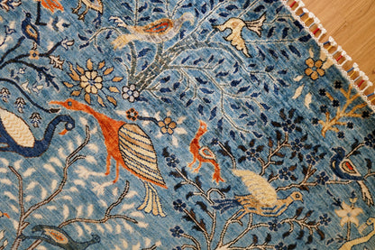 206×149cｍ  アフガニスタン ガズニーウール 手織り絨毯 Decorworks