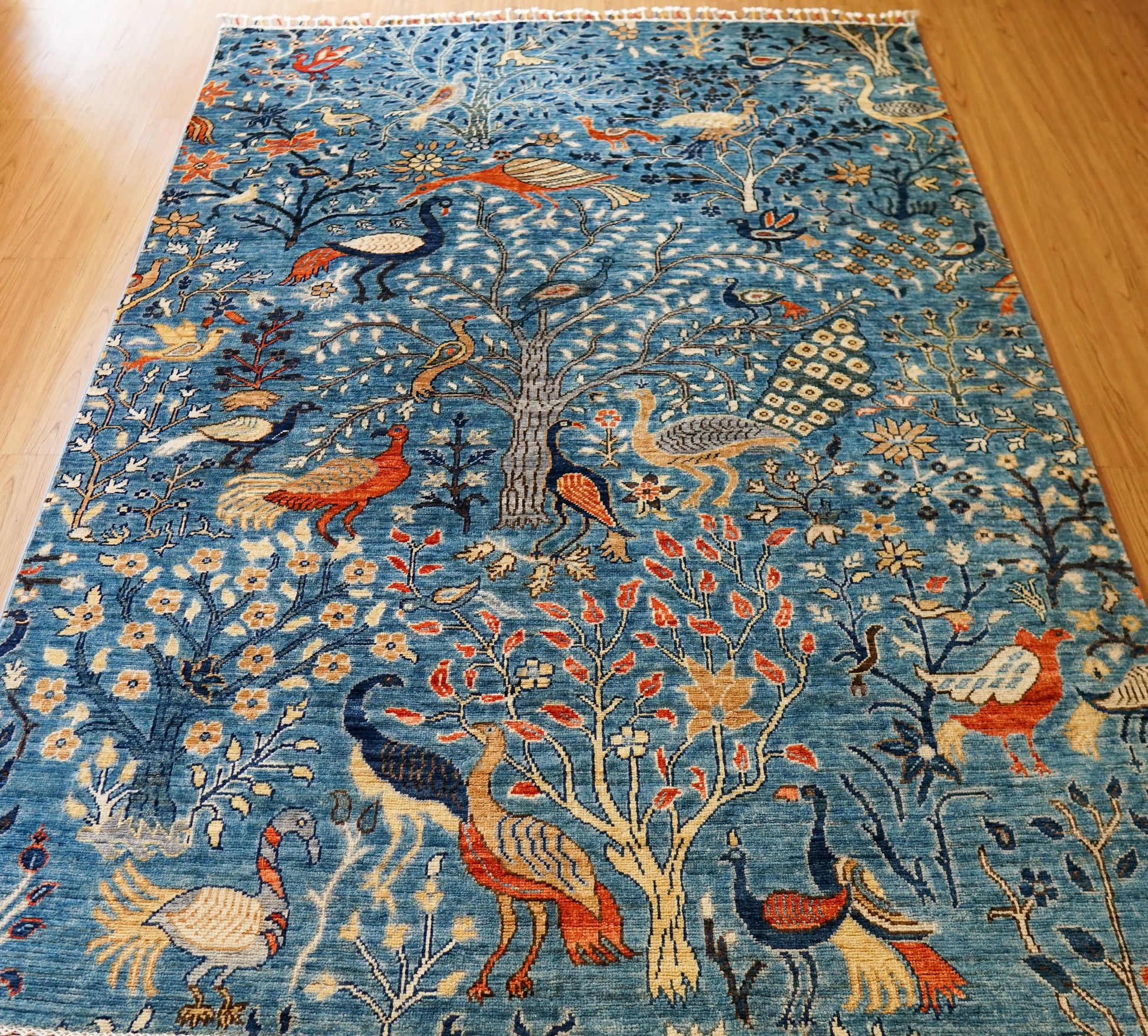 206×149cｍ  アフガニスタン ガズニーウール 手織り絨毯 Decorworks