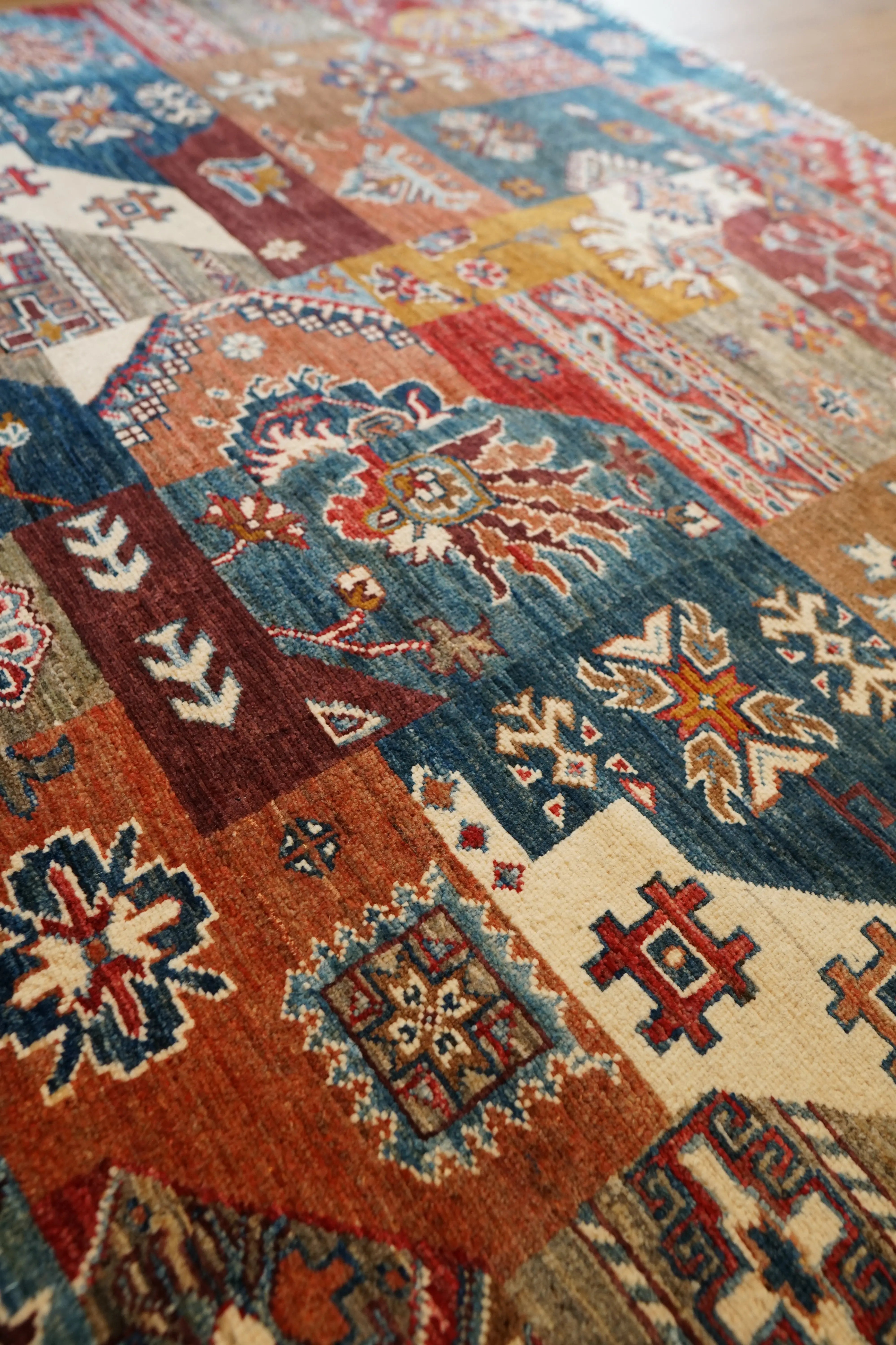 アフガニスタン ガズニーウール 絨毯 206×145cmトライバルラグ ペルシャ アフガニスタン ガズニーウール 絨毯 206×145cmトライバルラグ