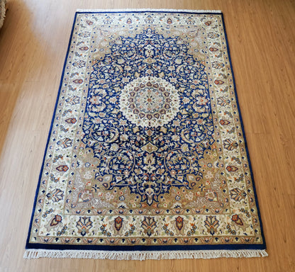 Collection 214×135cm パキスタン手織り絨毯 ダブルノット オリエンタルラグ