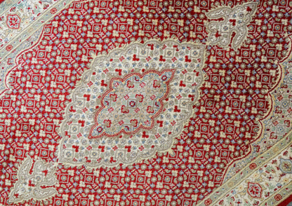 220×135cm  パキスタン手織り絨毯 ダブルノット Decorworks