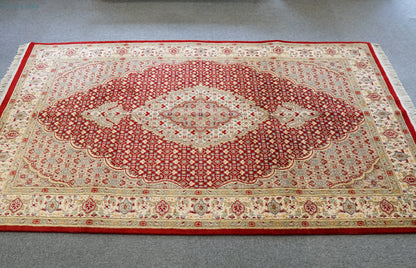 220×135cm  パキスタン手織り絨毯 ダブルノット Decorworks