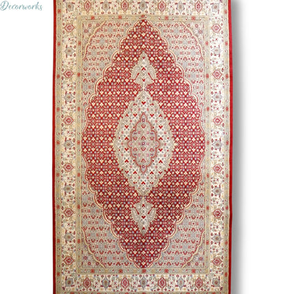 220×135cm  パキスタン手織り絨毯 ダブルノット Decorworks