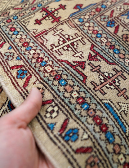 223×154cm【パキスタン手織り絨毯 Decorworks