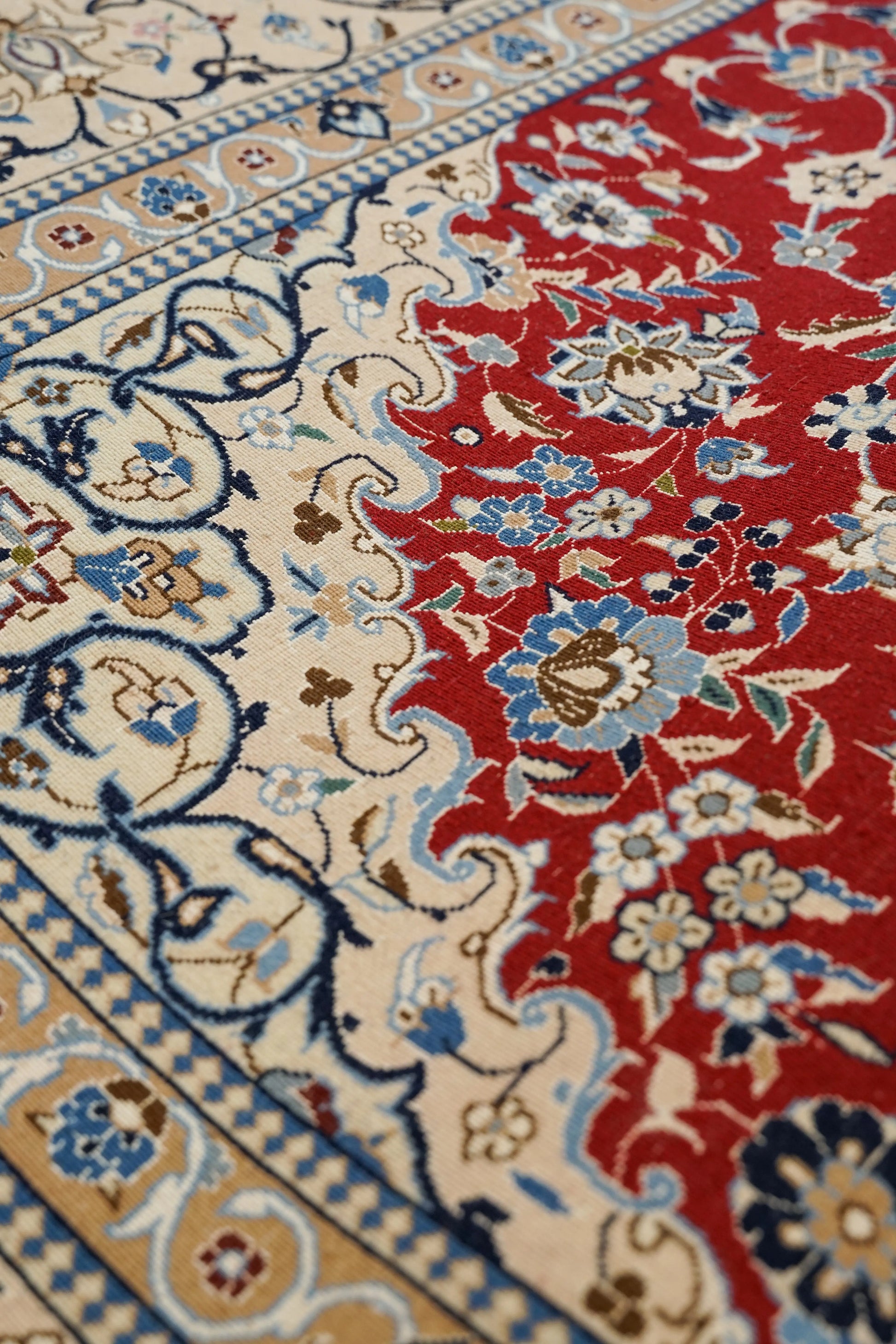 237×146cm ナイン産ペルシャ絨毯 6La Decorworks