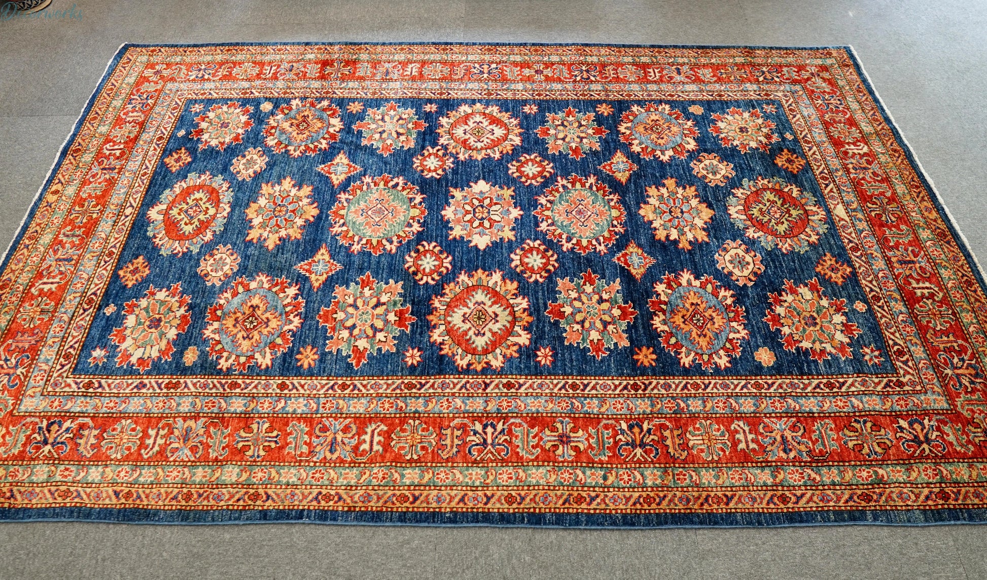 249×167cｍ  アフガニスタン　ガズニーウール手織り絨毯 Decorworks