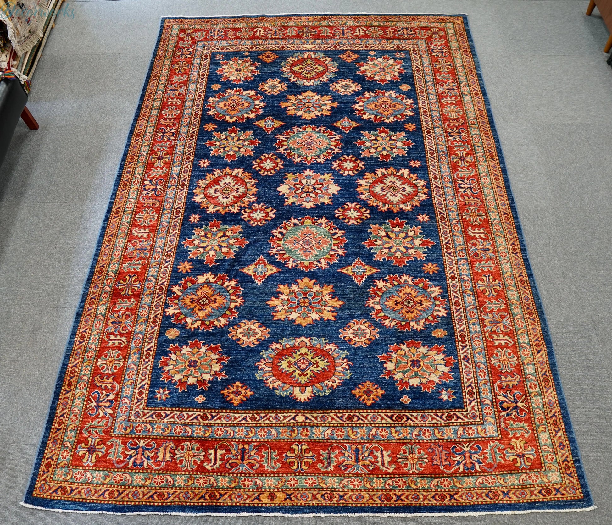 249×167cｍ  アフガニスタン　ガズニーウール手織り絨毯 Decorworks