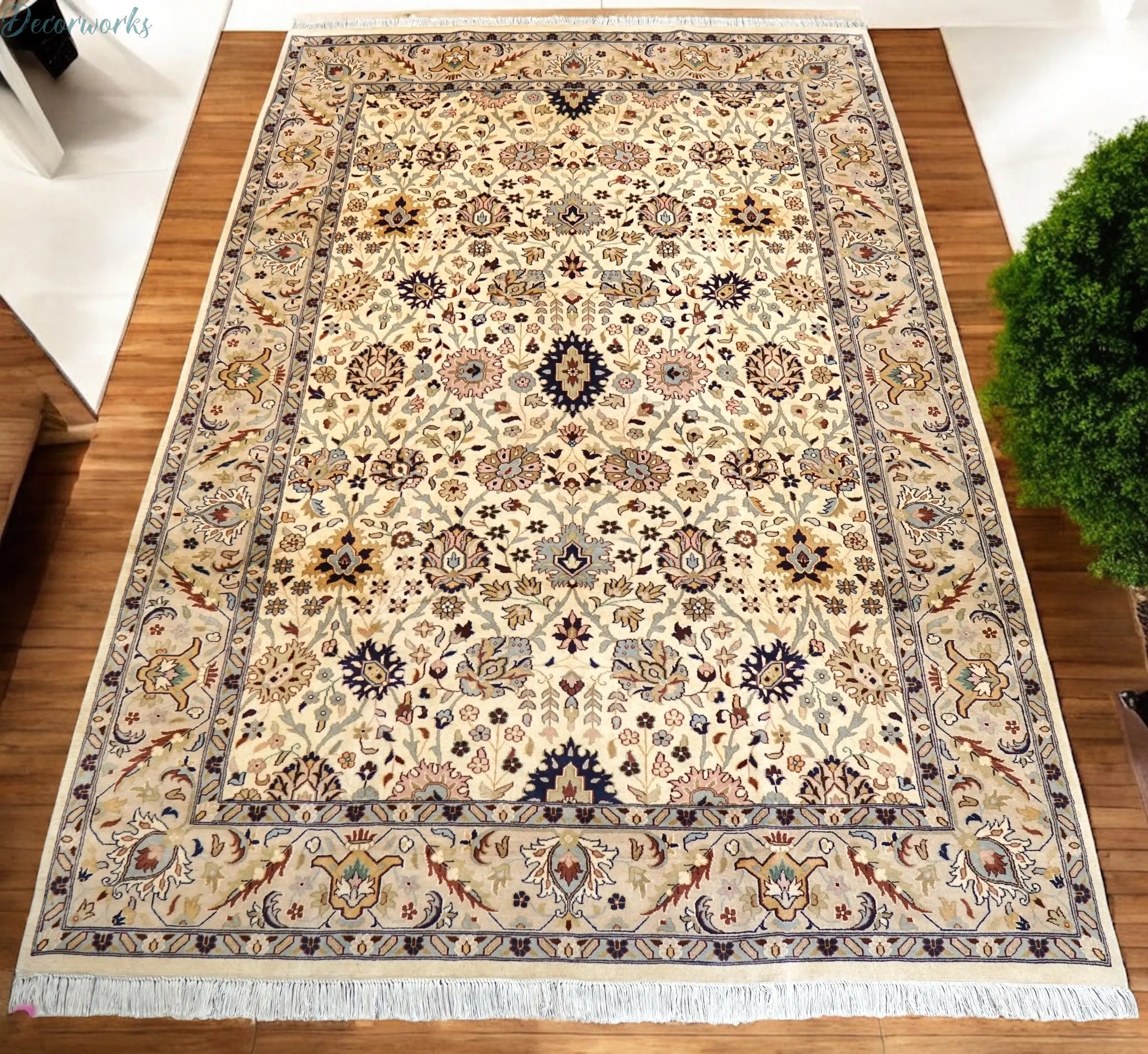 282×181cm パキスタン手織り絨毯 ダブルノット - Decorworks