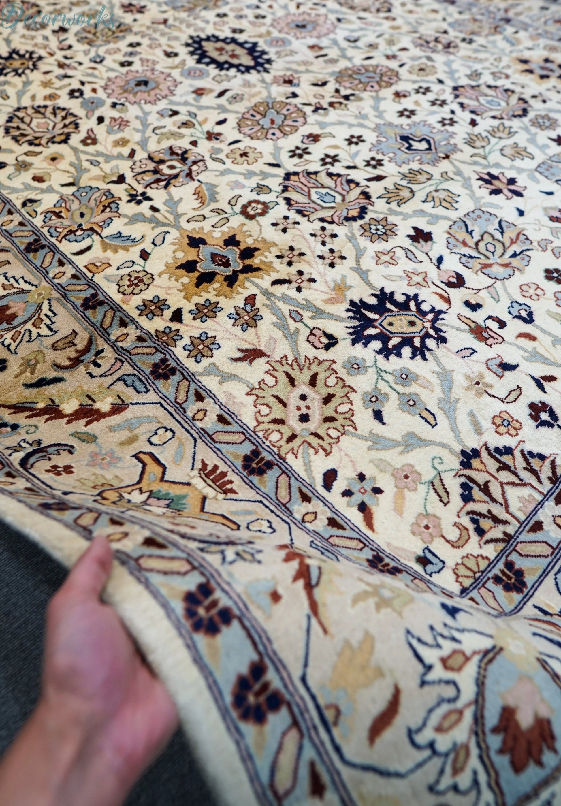 282×181cm パキスタン手織り絨毯 ダブルノット Decorworks