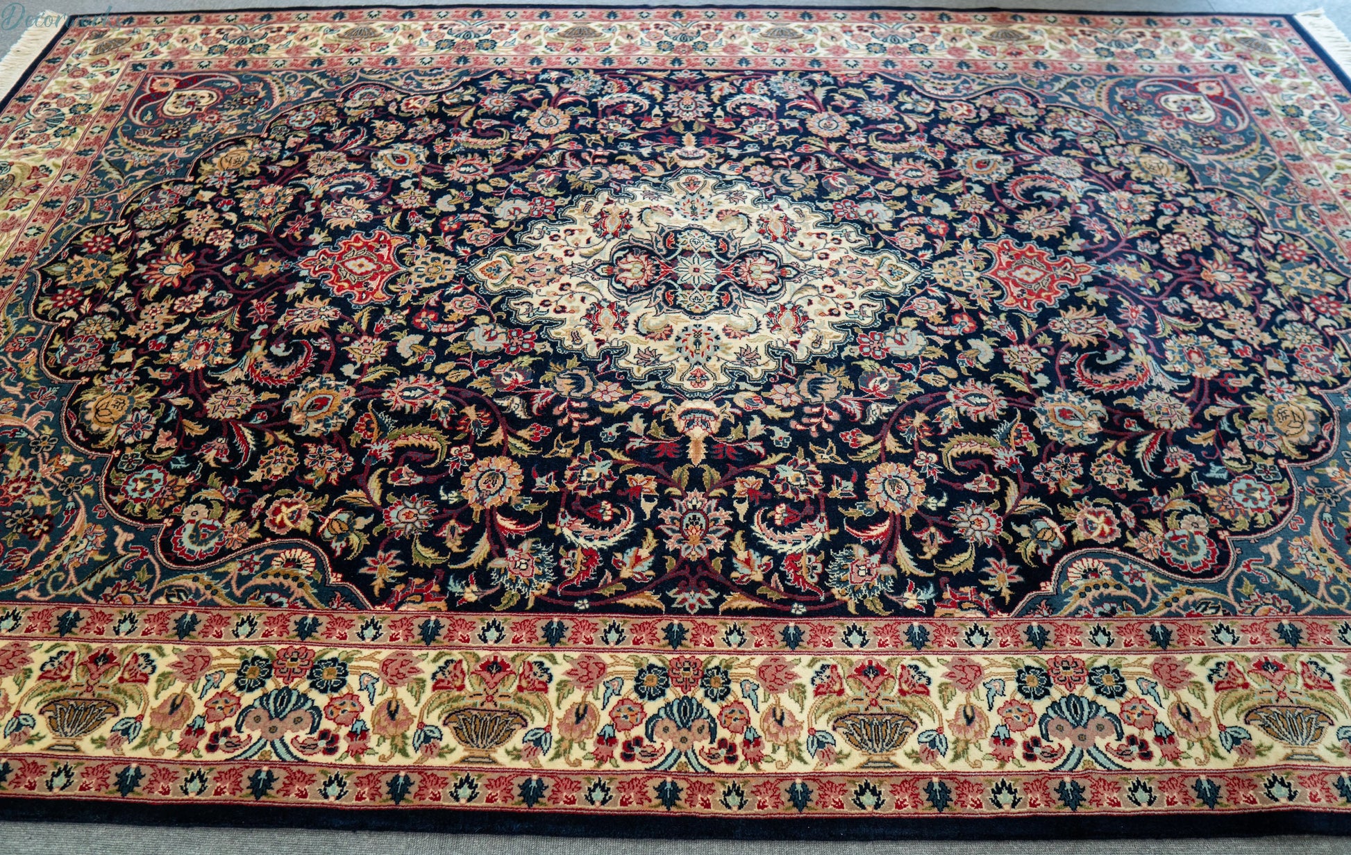 283×182cm  パキスタン手織り絨毯 ダブルノット Decorworks
