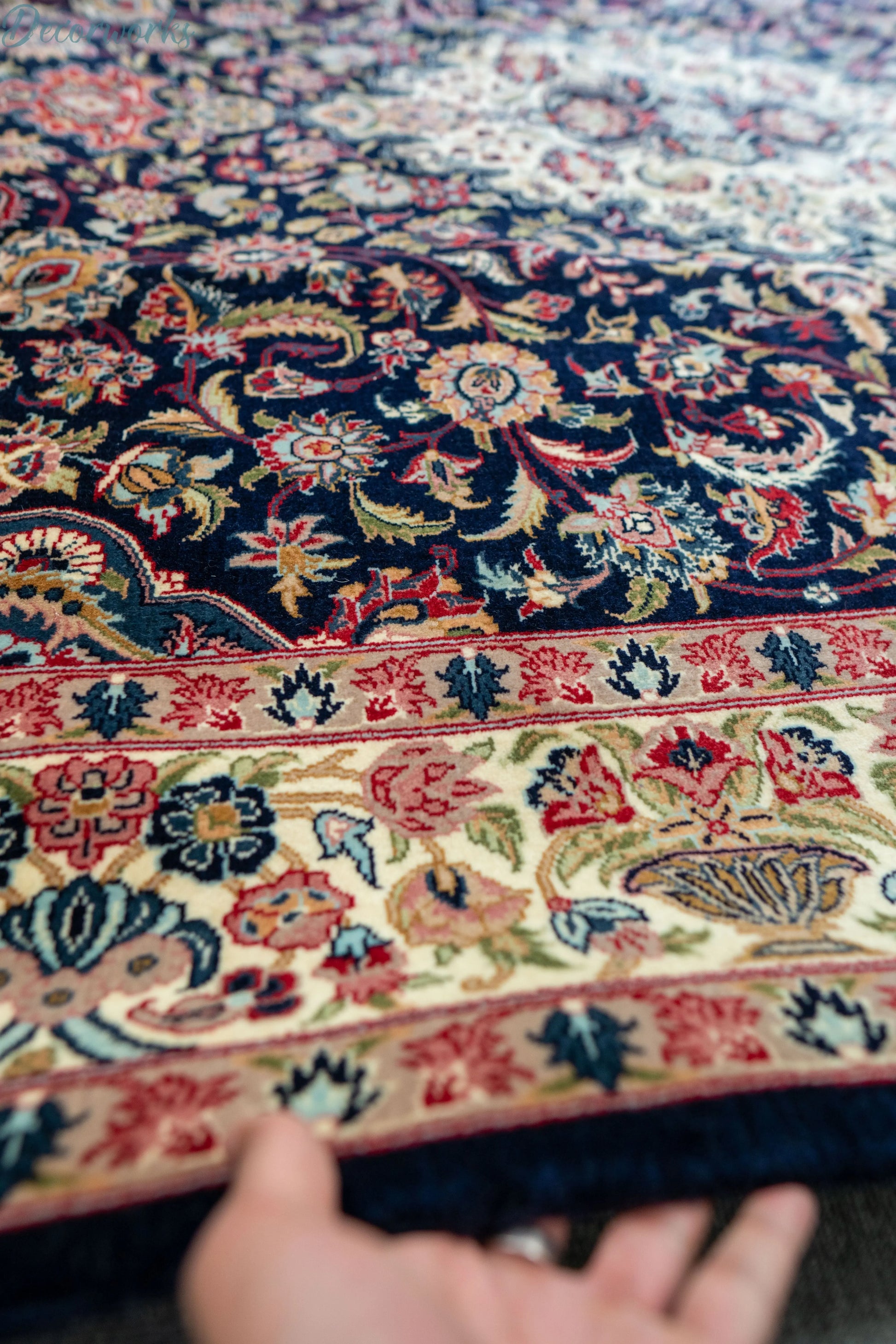 283×182cm  パキスタン手織り絨毯 ダブルノット Decorworks