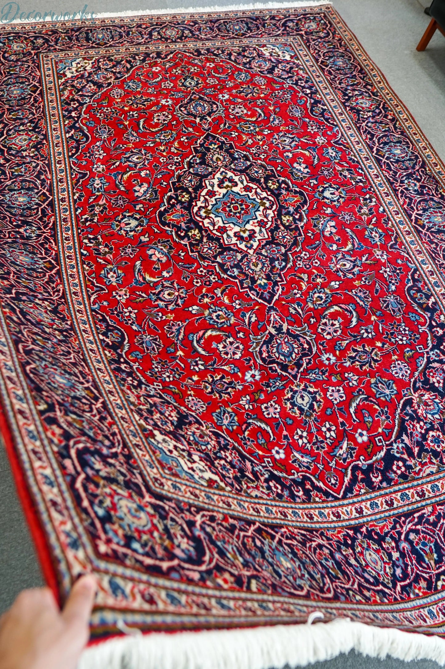 291×192cm　 ぺルシャ手織り絨毯 Decorworks