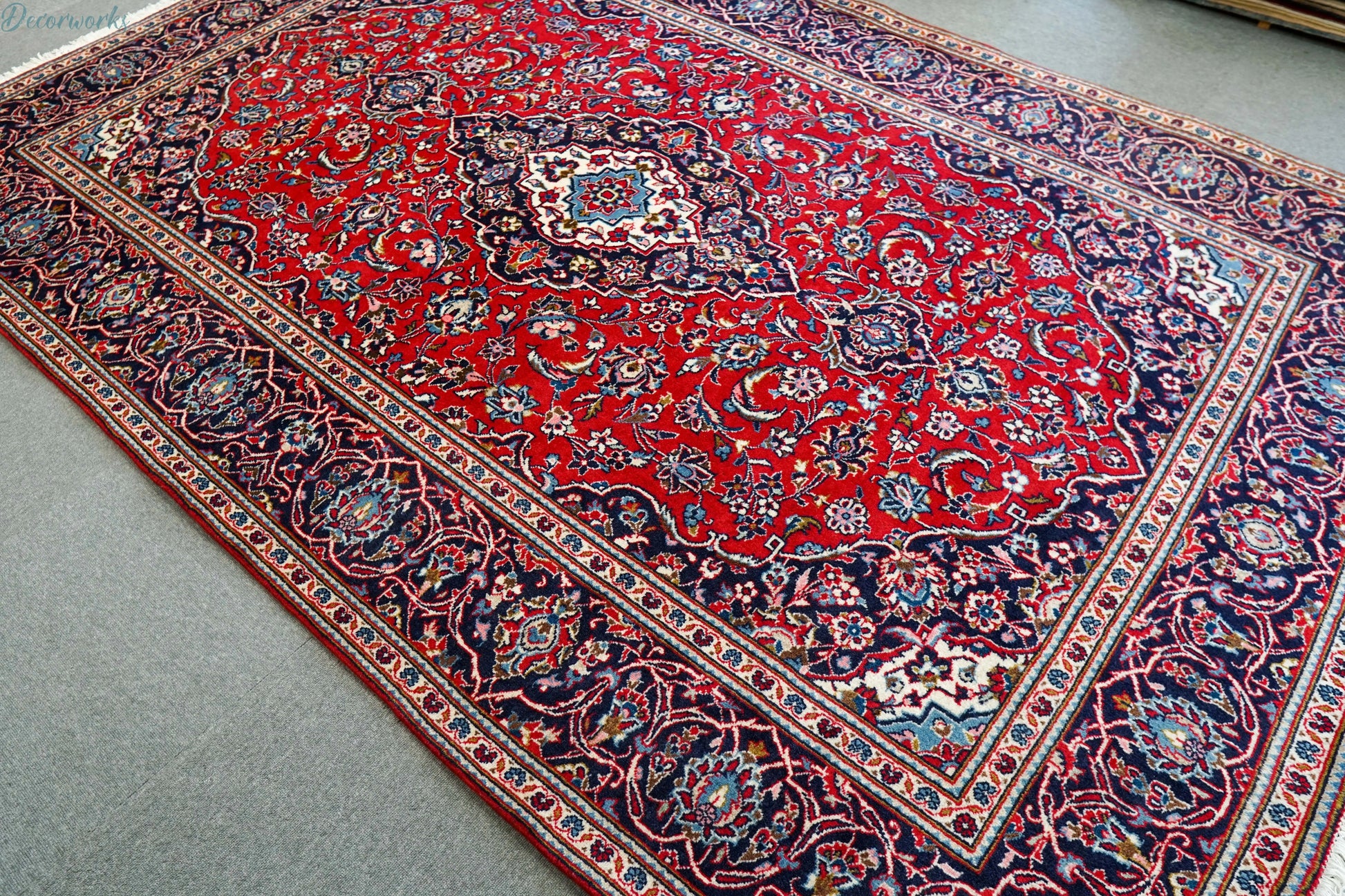 291×192cm　 ぺルシャ手織り絨毯 Decorworks