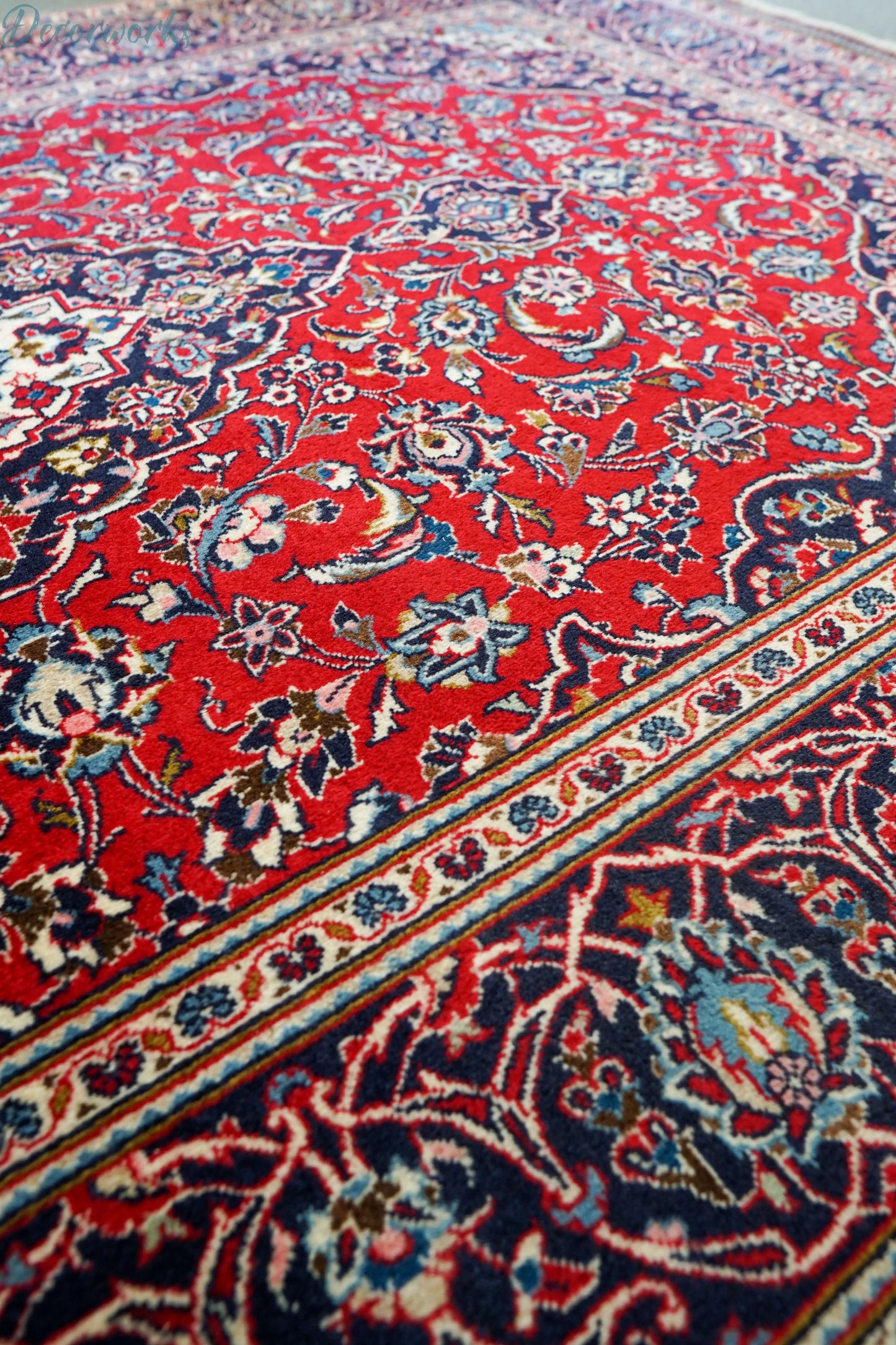 291×192cm　 ぺルシャ手織り絨毯 Decorworks