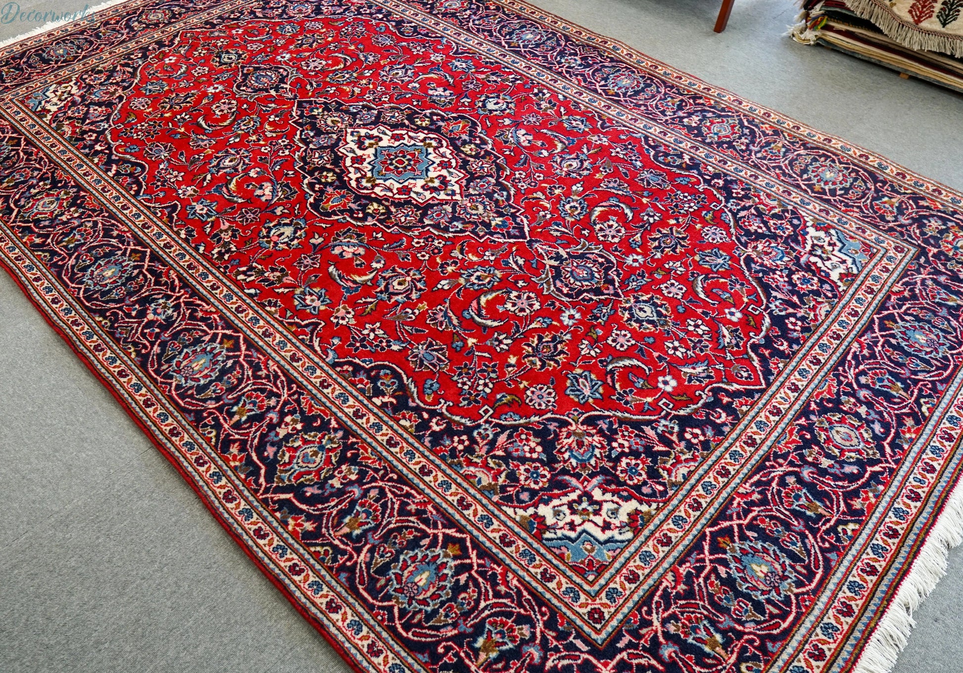291×192cm　 ぺルシャ手織り絨毯 Decorworks