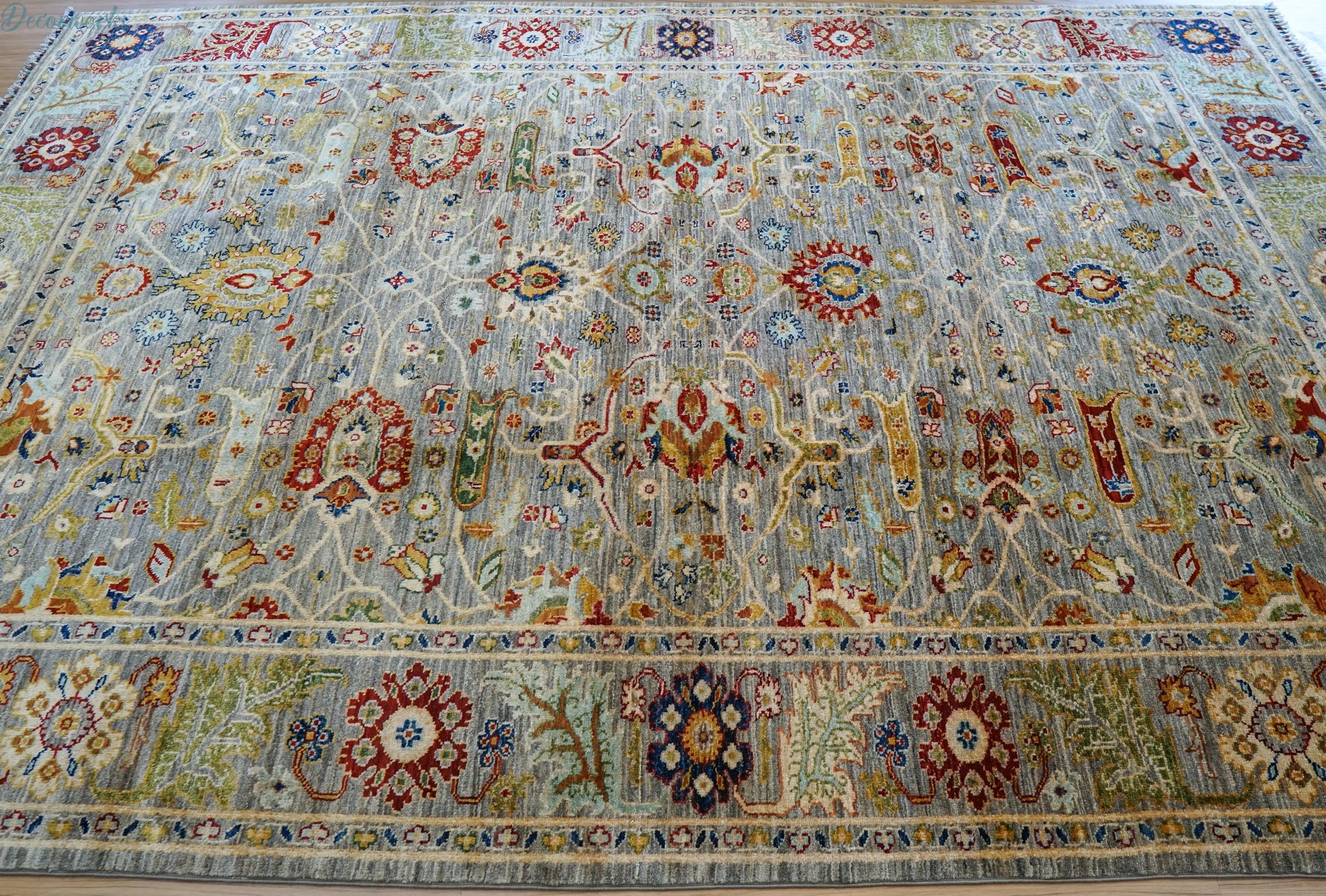 294×198cｍ アフガニスタン ガズニーウール手織り絨毯 Decorworks