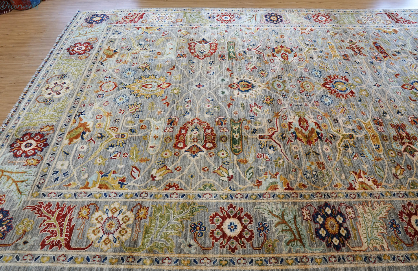 294×198cｍ アフガニスタン ガズニーウール手織り絨毯 Decorworks