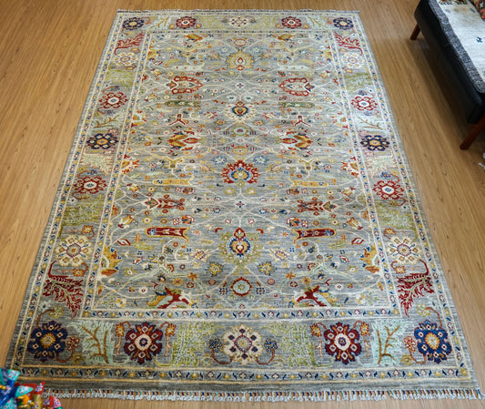 294×198cｍ アフガニスタン ガズニーウール手織り絨毯 Decorworks