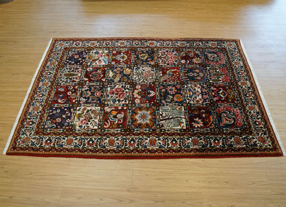  ペルシャ絨毯 バクティアリ産 202×136cm