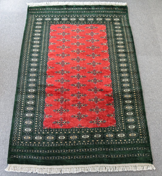 143×92cm  パキスタン手織り絨毯 Decorworks