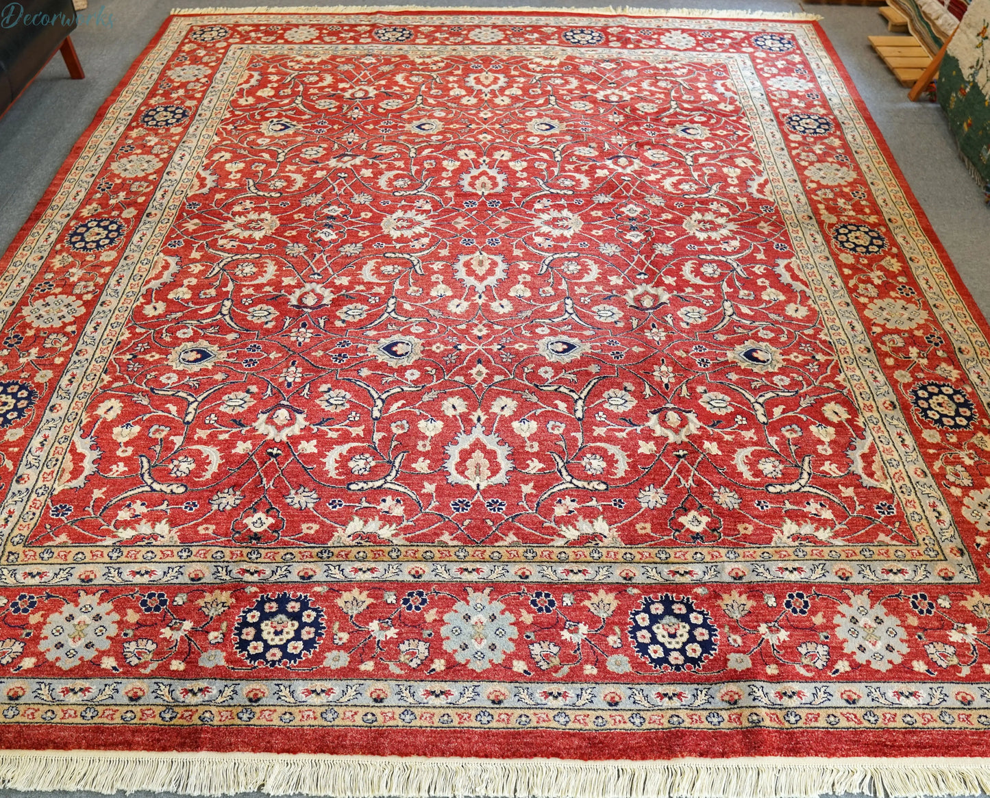 301×245cm  アフガン ガズニーウール 手織り絨毯　ARYANA Decorworks