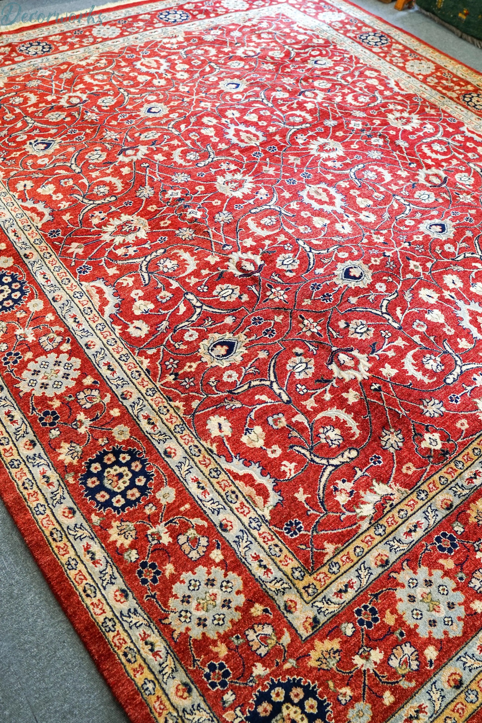 301×245cm  アフガン ガズニーウール 手織り絨毯　ARYANA Decorworks