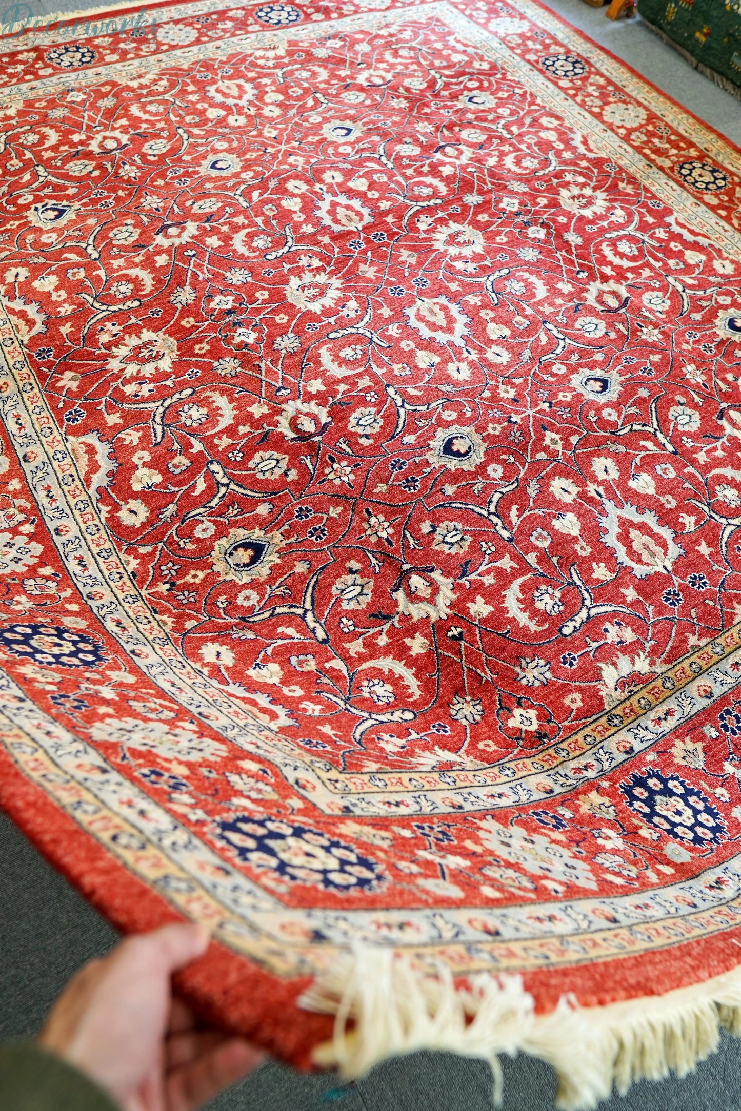 301×245cm  アフガン ガズニーウール 手織り絨毯　ARYANA Decorworks
