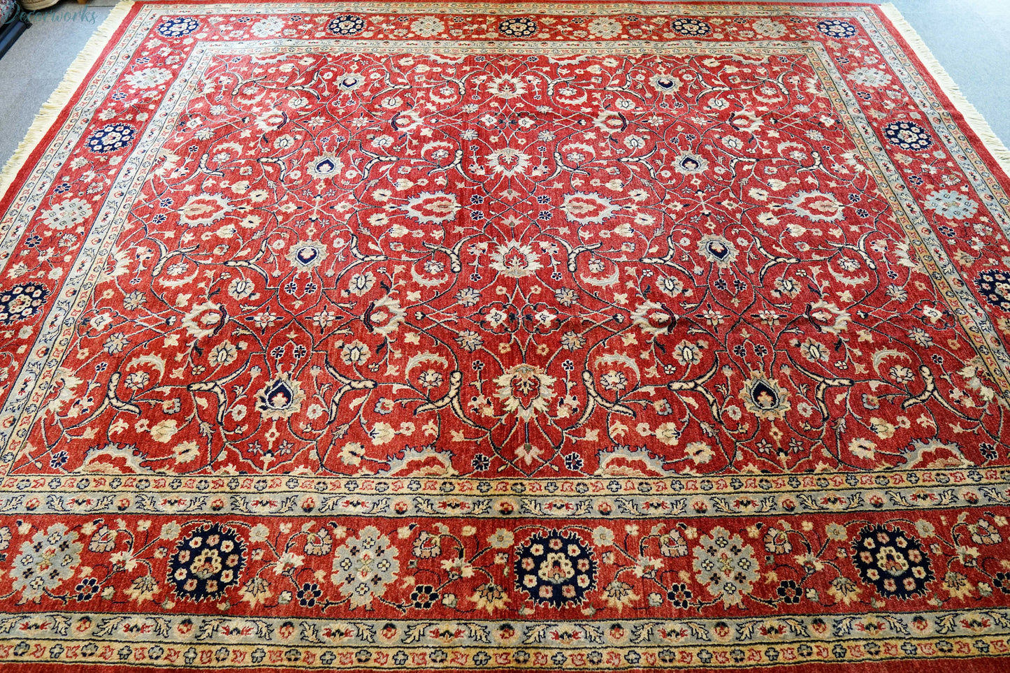 301×245cm  アフガン ガズニーウール 手織り絨毯　ARYANA Decorworks
