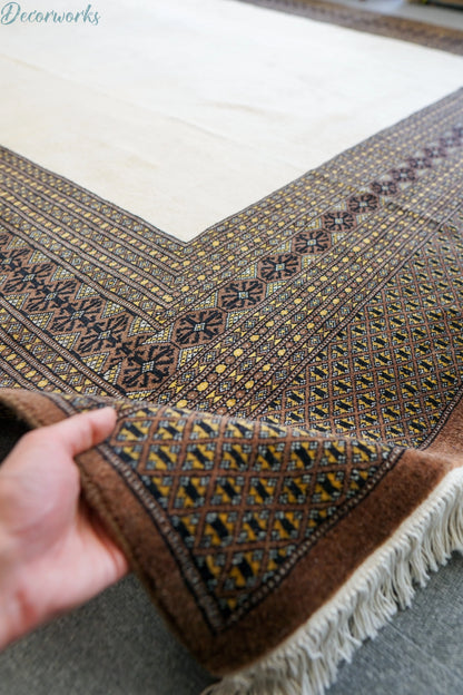 310×220cm【パキスタン手織り絨毯 Decorworks
