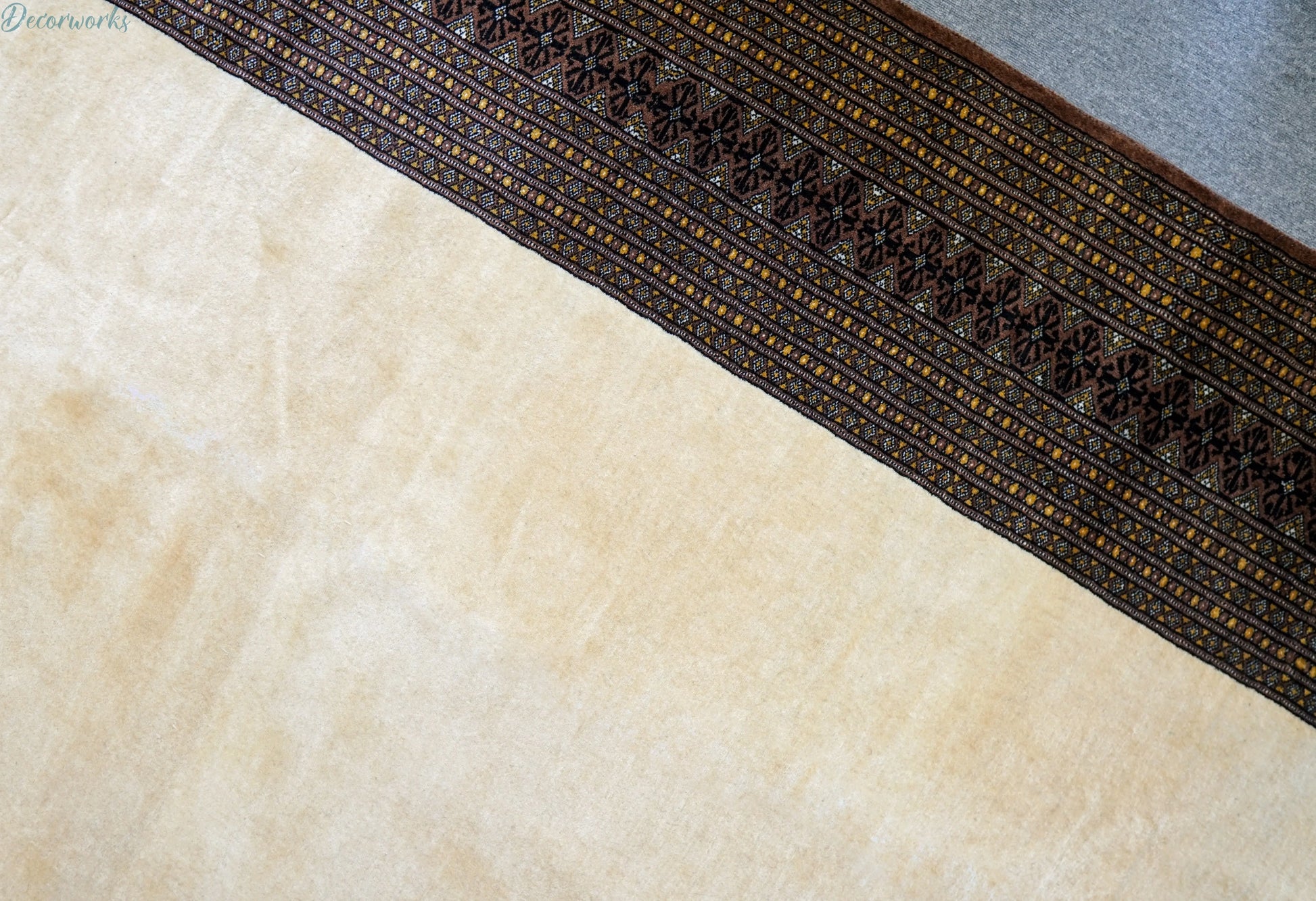 310×220cm【パキスタン手織り絨毯 Decorworks